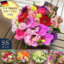 母の日 花束 ギフト 【あす楽12時まで】 ラウンドアレンジメント SSサイズ アレンジ 誕生日 ギフト 誕生日プレゼント 生花 お花 女性 母 妻 バラ 薔薇 百合 お祝い プレゼント 結婚記念日 結婚祝い 開店祝い 定年 退職祝い 画像配信