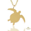 【Foresta～フォレスタ～】 マリン HONU ウミガメ かめ 亀 守り神 お守りモチーフ ネックレス Necklace アニマル 動物 アニマルネックレス ゴールド Gold 金 K18 K10 18k 10k 18金 10金 システィーナ SISTINA リリコ LiLiCo リリーナ LiLiNa