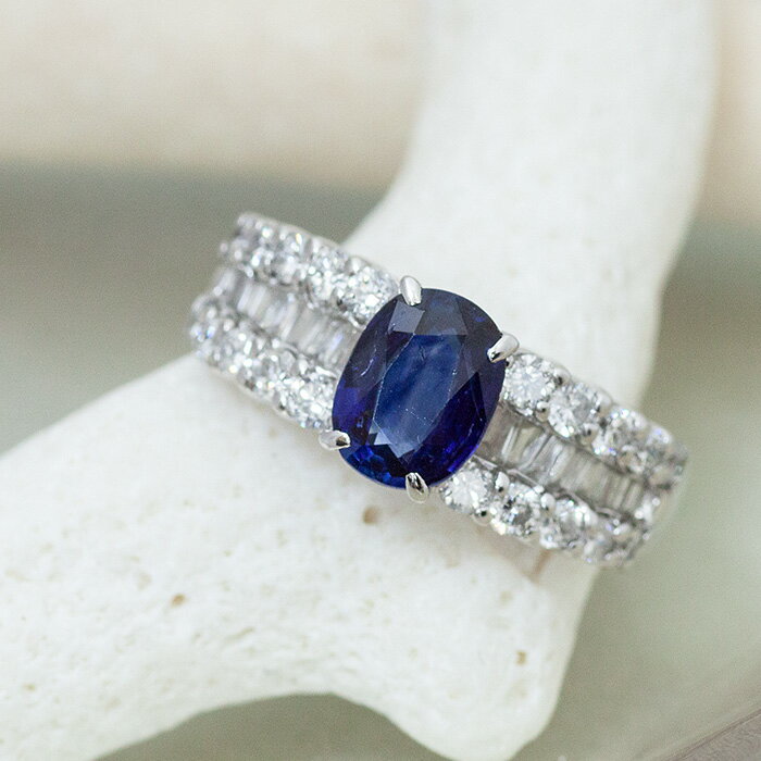 限定1点PT900サファイアリング...