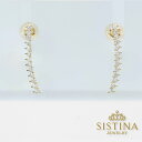 ダイヤモンド ライン ラインピアス 0.24ct ピアス | K18ジュエリー システィーナ リリコ プラチナ 金 イエロー ピンク ホワイト(4)