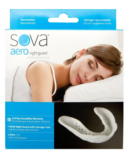 SOVAnightguardソヴァナイトガードAERO1.6mm保管ケース付きカスタムフィット歯ぎしりマウスピース歯ぎしり対策歯