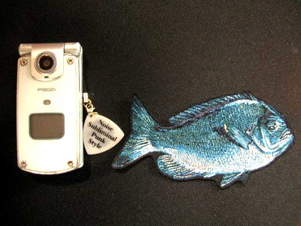 魚 ワッペン メジナ 刺繍 釣り フィッシュ 2