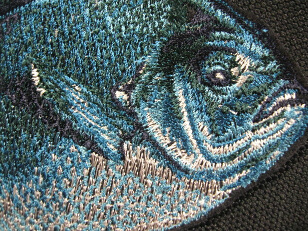魚 ワッペン メジナ 刺繍 釣り フィッシュ 3