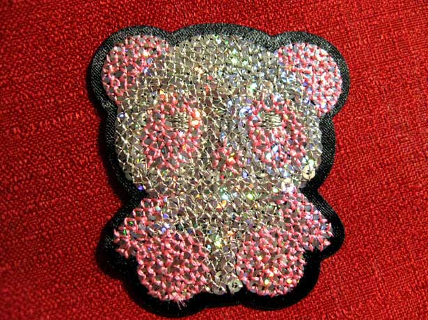 パンダワッペン「全身ピンク」