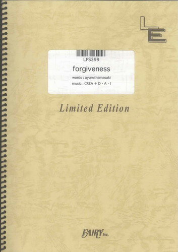 ԥΥforgiveness/ͺꤢߡLPS399ˡڥǥޥɳ