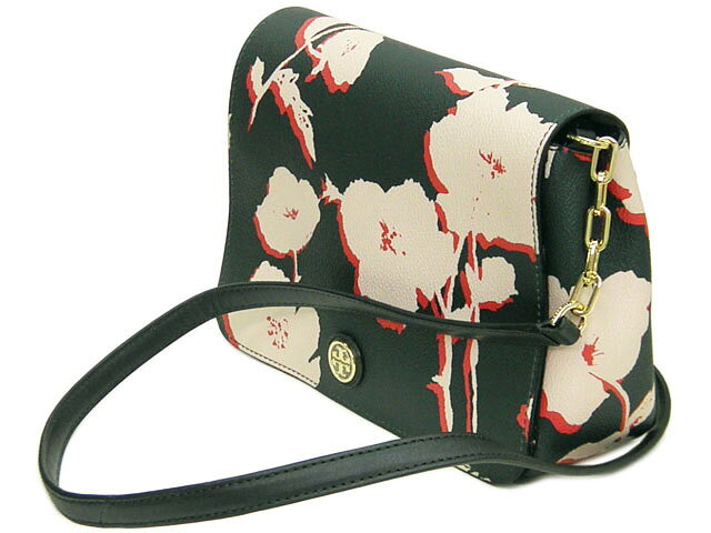 トリーバーチ　TORY BURCH　フラワープリント　ショルダーバッグ　31159544　グリ...