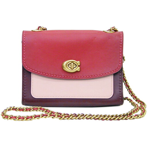 コーチ COACH レザー カラーブロック ショルダーバッグ 29390 レッド/バーガンディ/ピンク 【中古】【コンビニ受取対応商品】 コーチ COACH レザー カラーブロック ショルダーバッグ 29390 レッド/バーガンディ/ピンク 【中古】【コンビニ受取対応商品】