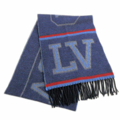 LOUIS VUITTON - ルイ・ヴィトン　LOUIS　VUITTON　マフラー　エシャルプ・アスレティックス　M71657　ウール/カシミヤ【中古】【コンビニ受取対応商品】【秋冬物】