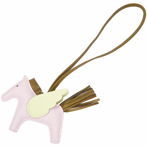 エルメス　HERMES　バッグチャーム　ペガサス　ロデオPM　ローズダーリン/ジョーヌミルトン/クラフト　K刻印　未使用品　【中古】【コンビニ受取対応商品】のサムネイル