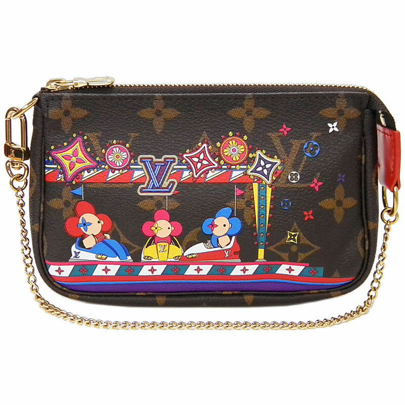 ルイ・ヴィトン　LOUIS VUITTON　モノグラム　ヴィヴィエンヌプリント　ミニポシェットアクセソワール　M69976　新品同様　　