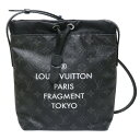 ルイ・ヴィトン LOUIS VUITTON フラグメントコラボ モノグラムエクリプス ショルダーバッグ ナノバッグ M43418 藤原ヒロシ 新品同様【中古】