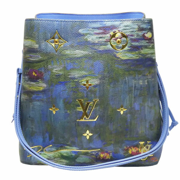 ルイ・ヴィトン　LOUIS VUITTON　マスターズコレクション　ショルダーバッグ　ネオノエ　M53500　モネ　睡蓮　JEFF KOONS　【中古】