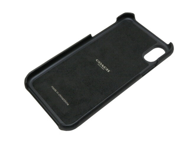 コーチ　iphoneX/XSケース　アイフォン10/10Sケース　F77935　ブラック/ネイビー/ウォッシュブルー　アウトレット品　未使用品【あす楽対応_東海】【コンビニ受取対応商品】