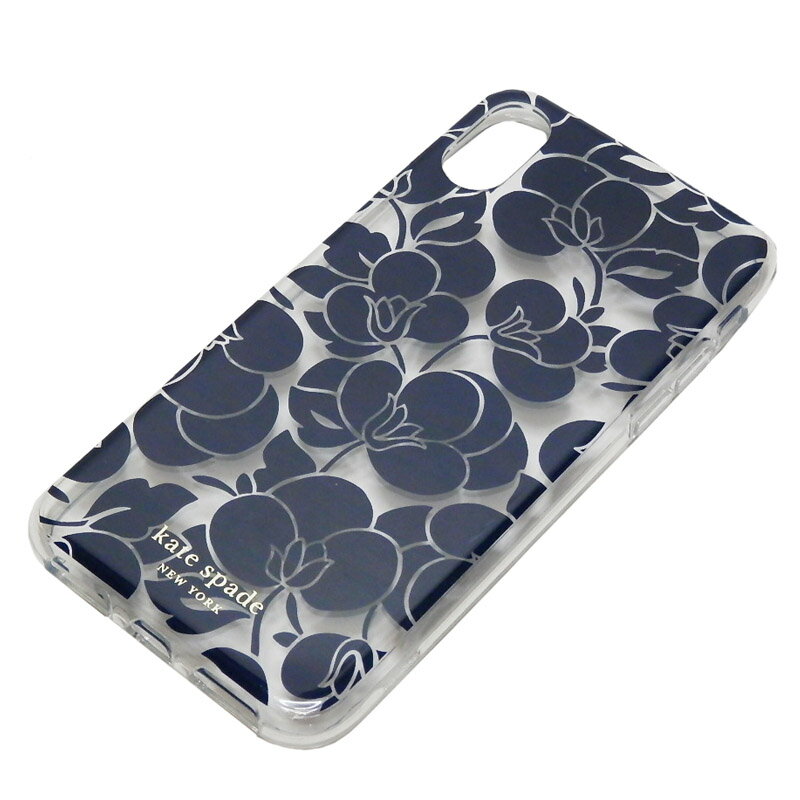 kate　spade　ケイトスペード　フローラルプリント　iphone XS／X ケース　WIRU1059　blazerblue　アウトレット品　未使用品　【中古】【あす楽対応_東海】【コンビニ受取対応商品】