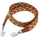 エルメス HERMES ショルダーストラップ バンドリエール サングル ジグザグ 25mm 105cm ゴールド/エクリュ シルバー金具 B刻印 未使用品 ...