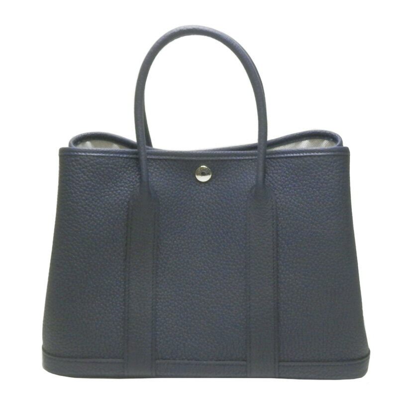 エルメス　HERMES　トートバッグ　ガーデンパーティTPM/ガーデンパーティ30　ネゴンダ　ブルーインディゴ　未使用品　B刻印【あす楽対応_東海】のサムネイル