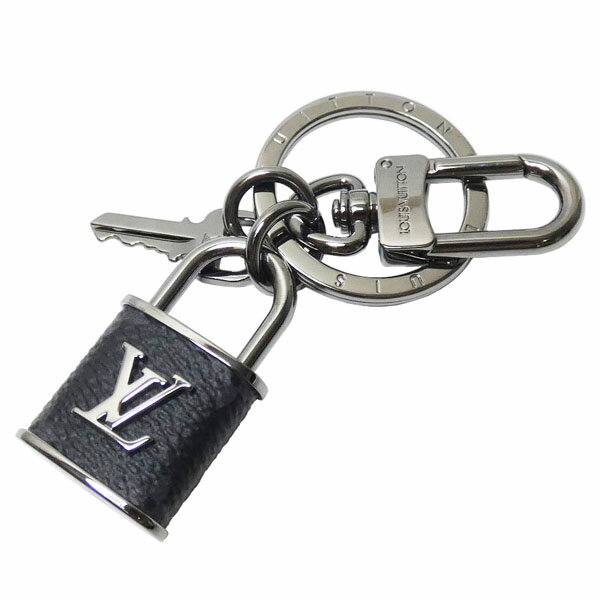 ルイ・ヴィトン　LOUIS VUITTON　キーリング/バッグチャーム　モノグラムエクリプス　ポルトクレ・LVロック　M00967　【中古】【コンビニ受取対応商品】