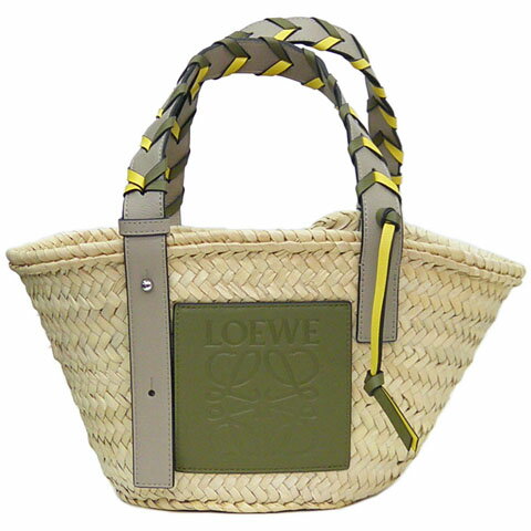 樂天商城 - ロエベ　LOEWE　ハンドバッグ　かごバッグ　ストローバッグ　A223S93X21　ヤシの葉　ラフィア　【中古】【コンビニ受取対応商品】