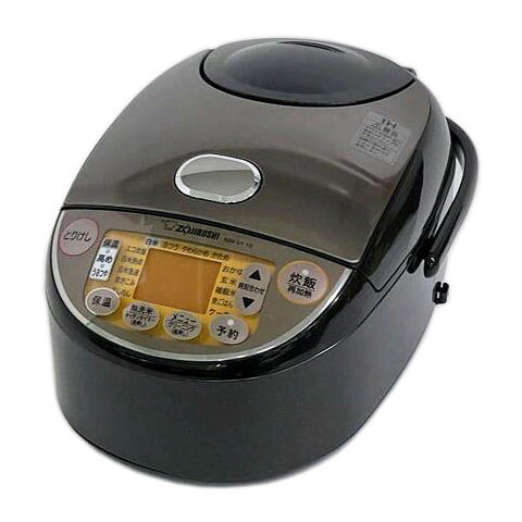 商品の詳細 商品名 象印　IH炊飯ジャー 品番 NW-VT10-TA 状態 新品　メーカー保証1年付 ・強火で炊き続け、うまみを引き出す「豪熱沸とうIH」 ふきこぼれを気にせず、沸とう後も火を引かずにIHの高火力で炊き続ける事で、うまみを引き出し芯までふっくらしたごはんが炊き上がります。 ・プラチナの力で甘み成分を引き出す「プラチナ厚釜」 内釜内面のプラチナコートの効果で、ごはんの甘み成分一つである還元糖量がアップします。 ・「白米炊き分け3コース」 「ふつう」「やわらかめ」「かため」から、 お好みの食感に炊き上げます。 ・食べやすく、おいしく炊ける「麦ごはん」メニュー 健康に気を遣う方に大人気の「もち麦」や「押し麦」も、麦の風味を生かしながらふっくらもちもちに炊き上げる専用のメニューがあります。 ・便利なキッチンタイマー機能付き 1分～60分まで1分刻みでセットできるキッチンタイマー機能付き 【仕様】 炊飯容量：1合～5.5合 炊飯方式：IH 本体サイズ（約cm）：幅25.5×奥37.5×高さ20.5 ふた開き時の高さ（約cm）：41 重さ（約kg）：4 炊飯時消費電力（W）：1105 年間消費電力量（kWh/年）：80.4 電源コード（m）：コードリール式 1.0 仕様・性能などに関しては、メーカーHP等で確認してください。 ※商品は店頭や他サイトと同時販売です。 売り切れの場合はご容赦いただきますようお願いいたします。 ☆新品・未使用品の電化製品は返品をお受けしておりません。 ☆初期不良の場合は保証修理にての対応となり、返品・交換はできません。