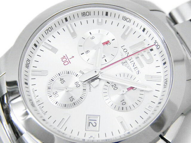 ロンジン　LONGINES　メンズ腕時計　コンクエスト　L3.700.4.76.6　クオーツ　クロ...