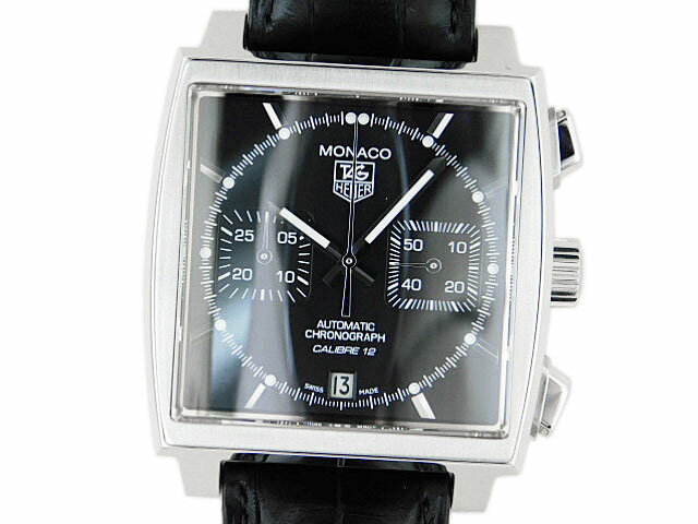 タグホイヤー TAG HEUER メンズ腕時計 モナコ クロノグラフ キャリバー12 CAW2110.FC6177 【中古】