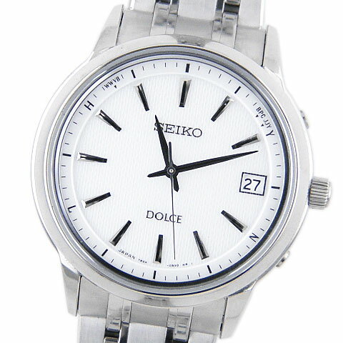 セイコー　SEIKO　メンズ腕時計　ドルチェ　SADZ163　ソーラー電波時計　チタニウム　【中古】【コンビニ受取対応商品】
