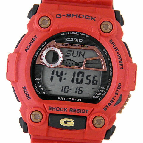 樂天商城 - カシオ　CASIO　メンズ腕時計　G-SHOCK　ジーショック　七福神　恵比寿　G-7900SLG-4JR　レッド　【中古】【コンビニ受取対応商品】