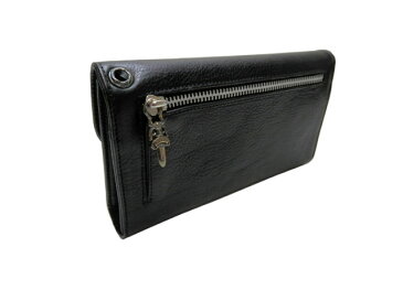 クロムハーツ 長財布 WALLET-WAVE ブラック 未使用品 【あす楽対応_東海】【コンビニ受取対応商品】