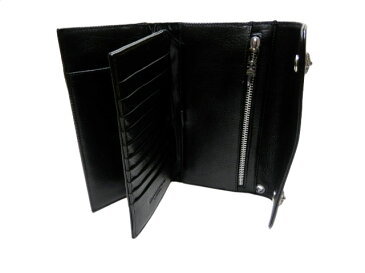 クロムハーツ 長財布 WALLET-WAVE ブラック 未使用品 【あす楽対応_東海】【コンビニ受取対応商品】
