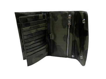 クロムハーツ 長財布 WALLET−WAVE カモフラージュ 未使用品 【あす楽対応_東海】【コンビニ受取対応商品】