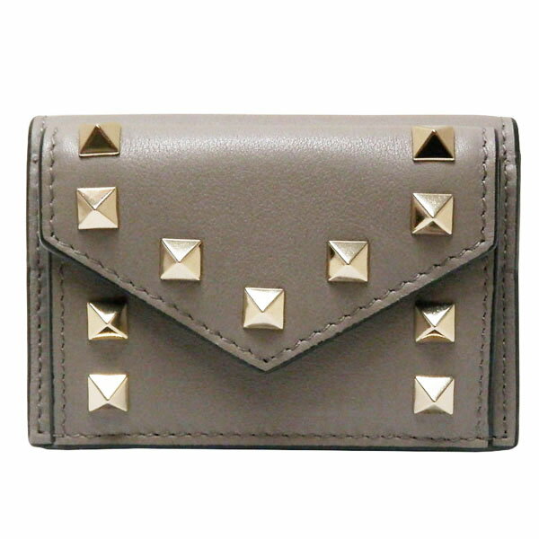 楽天市場】VALENTINO ロックスタッズ（形状（財布）三つ折り財布