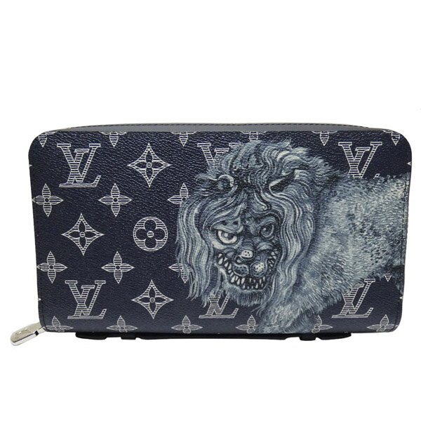 樂天商城 - ルイ・ヴィトン　LOUIS VUITTON　　モノグラムサバンナ　ジッピーXL　ラウンドファスナー　長財布　M60624　チャップマンブラザーズ　【中古】【コンビニ受取対応商品】