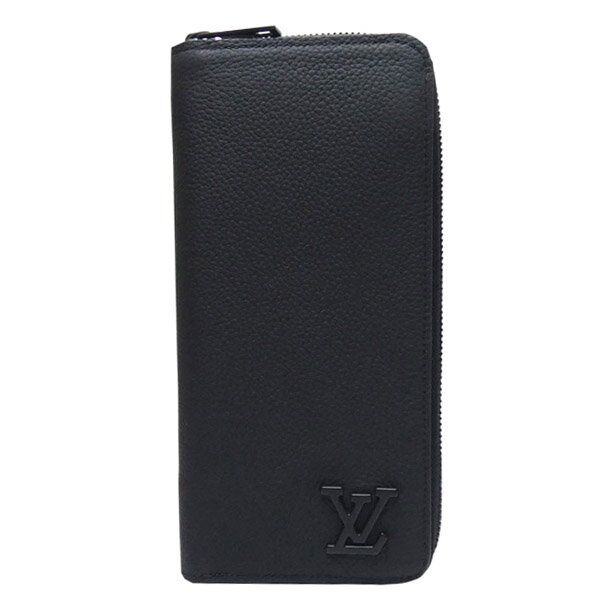Rakuten - ルイ・ヴィトン　LOUIS VUITTON　LVアエログラム　ラウンドファスナー長財布　ジッピーウォレット ヴェルティカル　M81743　ブラック　【中古】【コンビニ受取対応商品】
