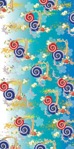 おしゃれ ふすま紙 おりひめ（番傘）デザイン襖紙（襖/ふすま/鳥の子/和紙/モダン/張替/通販)