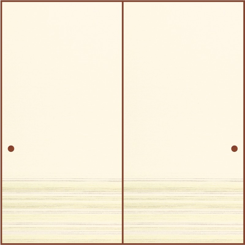 織物襖紙　2枚組　風薫る　No．529　中級品　手撒き砂子襖絵（襖/襖紙/ふすま/ふすま紙/糸入り/織物/押..