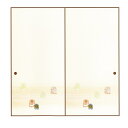 織物襖紙 花うさぎ(はなうさぎ) 1枚柄 (襖/襖紙/ふすま/ふすま紙/糸入り/織物/押入れ/張替)