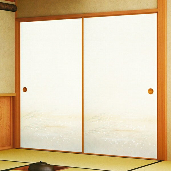高級 ふすま紙　あかつき　No．678　1枚柄　（襖/襖紙/ふすま/糸入り/織物/押入れ/張替)