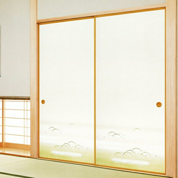 高級 ふすま紙　あかつき　No．680　1枚柄　（襖/襖紙/ふすま/糸入り/織物/押入れ/張替)
