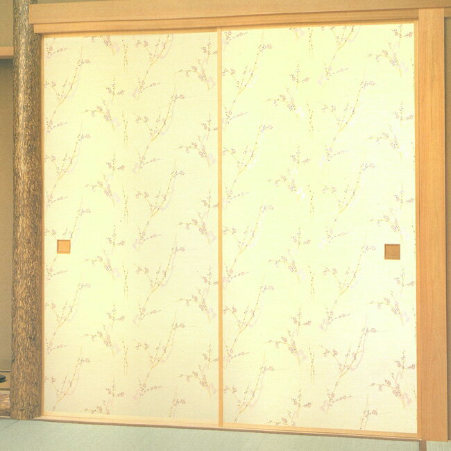 高級織物襖紙　花柄　総模様　No．872　（襖/襖紙/ふすま/糸入り/織物/押入れ/張替)