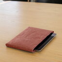 【公式】【深澤直人】【naotofukasawa】SIWA PC/タブレットケース iPad mini テラコッタ | 和紙 iPad mini ipadカバー 凡用タブレットケース ケースカバー ファスナー付き 衝撃吸収 保護 収納 apple 丈夫 洗える 軽量 シンプル エシカル サスティナブル レディース メンズ(2)