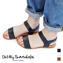 Oh! My Sandals（オー マイ サンダルズ）サンダル [全3色]（スポサン スポーツサンダル サンダル ぺたんこ フラット 上品 レザー 本革 牛革 ナチュラル 大人かわいい 楽ちん レディース ギフト プレゼント スペイン)