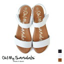 Oh! My Sandals（オー マイ サンダルズ）サンダル（スポサン スポーツサンダル サンダル ぺたんこ フラット 上品 レザー 本革 牛革 ナチュラル 大人かわいい 楽ちん レディース プレゼント スペイン ギフト)