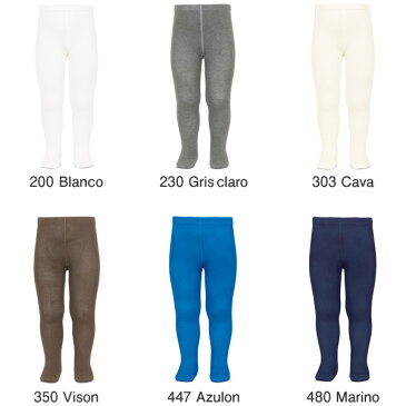 condor（コンドル）BASIC TIGHTS PLAINベーシックタイツ プレーンタイプ（キッズ用タイツ 3歳-10歳用サイズ 厚手 スペイン製 バルセロナ カラフル 進学祝い 入学祝い キッズ用 キッズ服 コットン ギフト プレゼント） px10