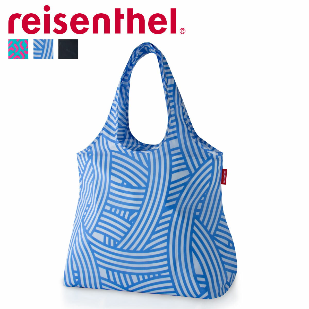 reisenthel ライゼンタール ショッピングバッグ MINI MAXI SHOPPER L ISO 3 （ エコバッグ ミニマキシ マイバッグ 保冷 保温 ファスナー付き 大容量 マチ広 買い物バッグ コンパクト トートバッグ 折りたたみ ）