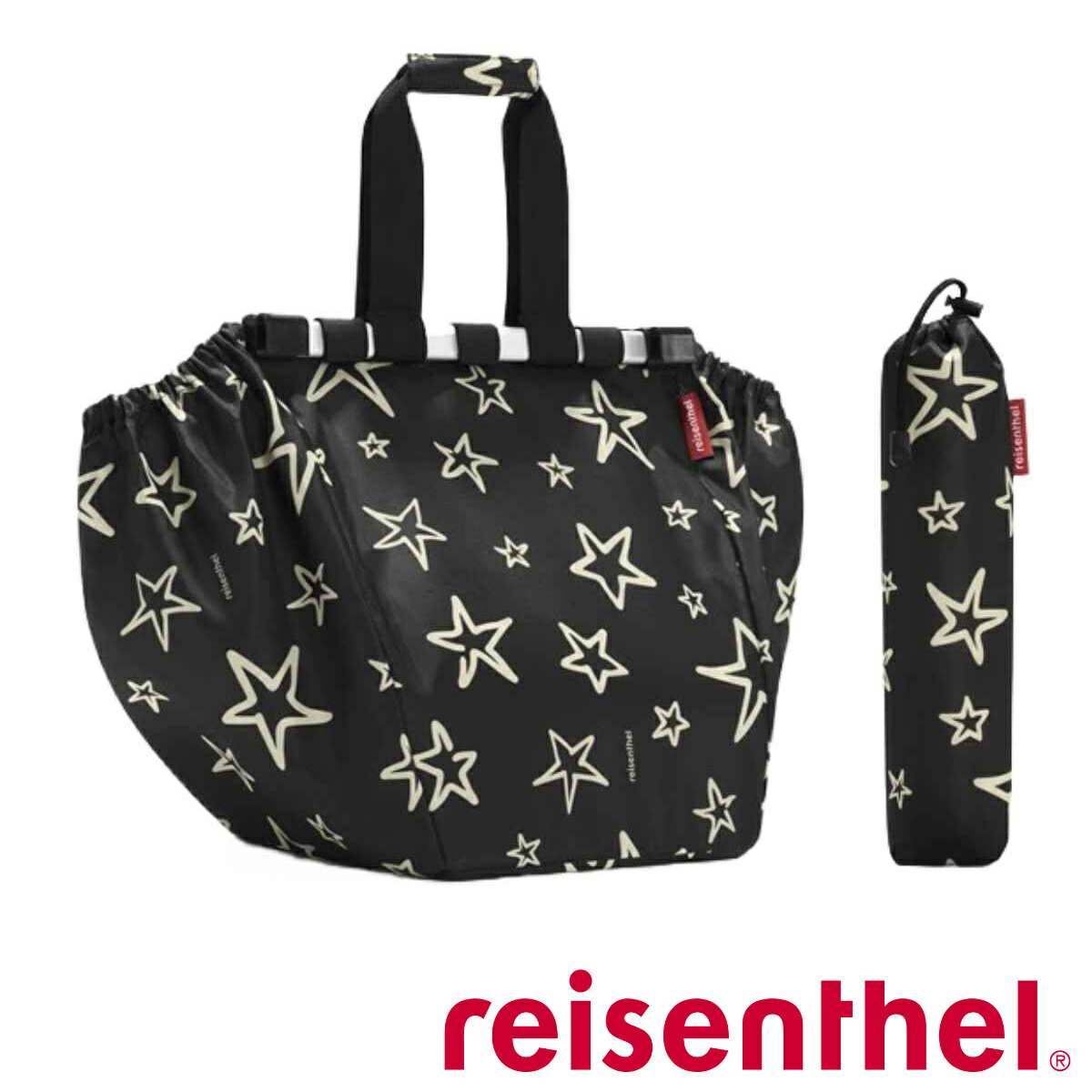 ライゼンタール レジカゴバッグ reisenthel ライゼンタール ショッピングバッグ EASYSHOPPING BAG STARS （ エコバッグ レジカゴ 折りたたみ コンパクト レジかご バッグ 折り畳み 買い物 ショッピング レジ袋 マイバッグ 大容量 おしゃれ プレゼント ）