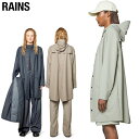 【アウトレットセール】RAINS Long Jacket レインズ ロングジャケット（レインコート レインジャケット ポンチョ レインウェア トラベル シンプル ミニマル デンマーク 北欧ブランド )【ギフト包装不可・イメージ違い返品不可】 その1