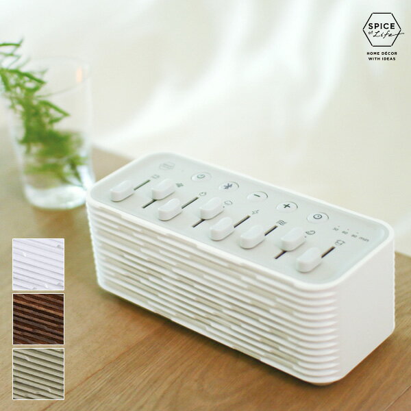 SPICE OF LIFE おやすみノイズスピーカー（NS2020 睡眠スピーカー Bluetoothスピーカー 8種類 自然音 環境音 リラックス タイマー機能 ミキサー機能 カフェ 胎児音 マインドフルネス 瞑想 安眠 入眠 出産祝 プレゼント ギフト)のサムネイル