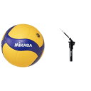 ミカサ MIKASA バレーボール 4号 日本バレーボール協会検定球 中学生・婦人用 イエロー ブルー V400W 推奨内圧0.3 kgf ㎠ 