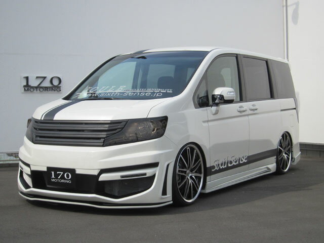 ステップワゴン 代引き不可 Rk スパーダ後期 特価本物商品 Verbフロント2点セット 車用品 パーツ シックスセンス フロントスポイラー 楽天ショップ シックスセンス