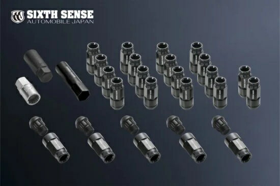 ジムニー 2ピースシェルナット 5穴用+背面タイヤ